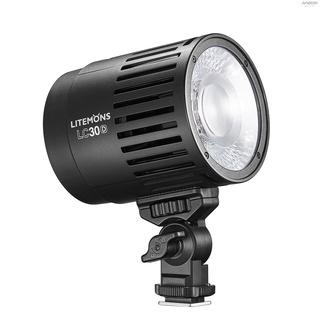 Godox LC30D Litemons โคมไฟ LED 33W พลังงาน 5600K หรี่แสงได้ 8 FX CRI95+ TLCI96+ สําหรับถ่ายภาพผลิตภัณฑ์ ขนาดเล็ก