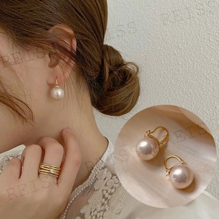 Retro Fashion Pearl Earrings Basic Pearl Ball Drop Earrings Simple Piercing Earrings(A10-04-11)