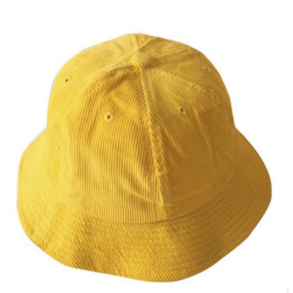 37ddo-หมวกบักเก็ตผูกโบว์สีเหลืองสไตล์ญี่ปุ่น-หมวกมารูโกะ
