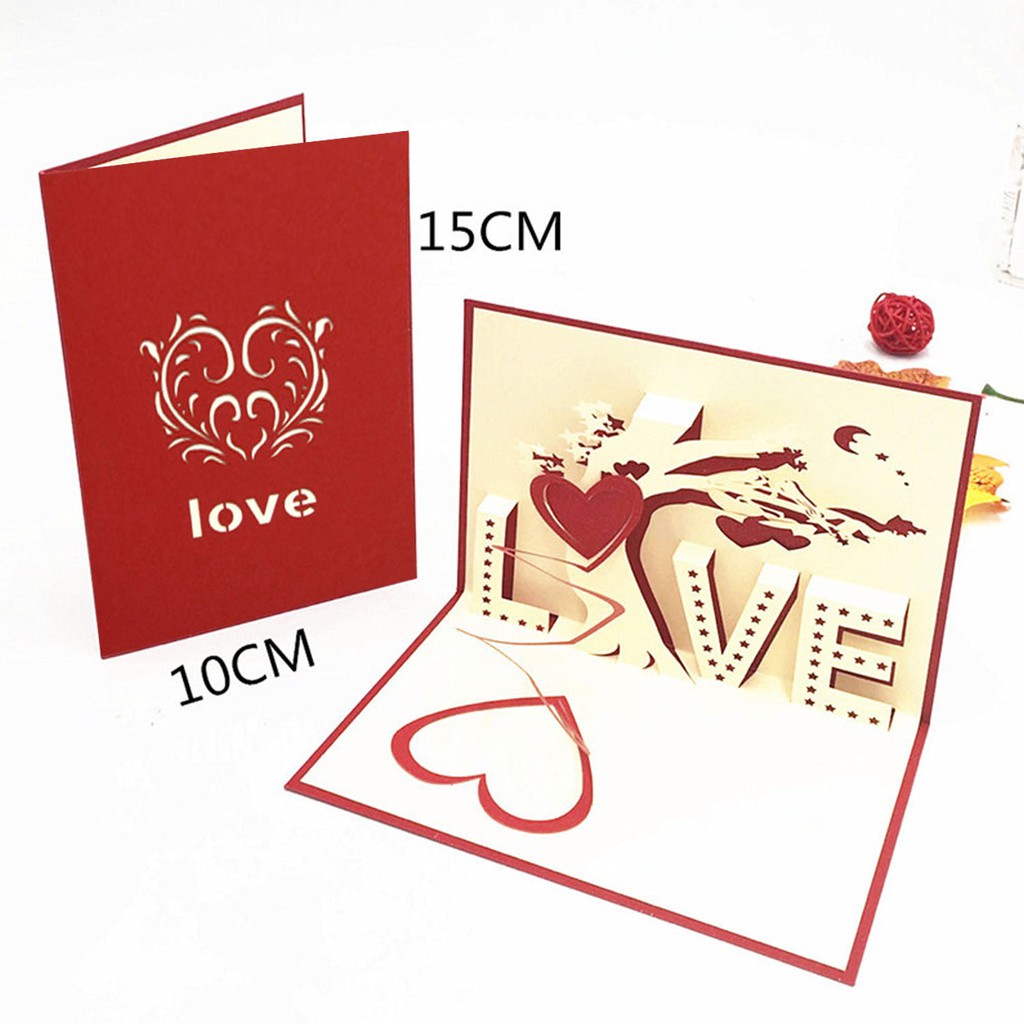 การ์ดครบรอบ-วันพิเศษ-วาเลนไทน์-pop-up-love-card-3d