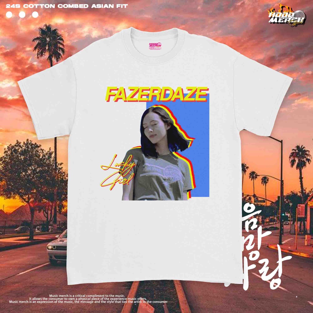 เสื้อยืดผ้าฝ้ายfazerdaze-lucky-girl-เสื้อยืดลําลองสําหรับเด็กผู้หญิงl-xl-xxl-3xl