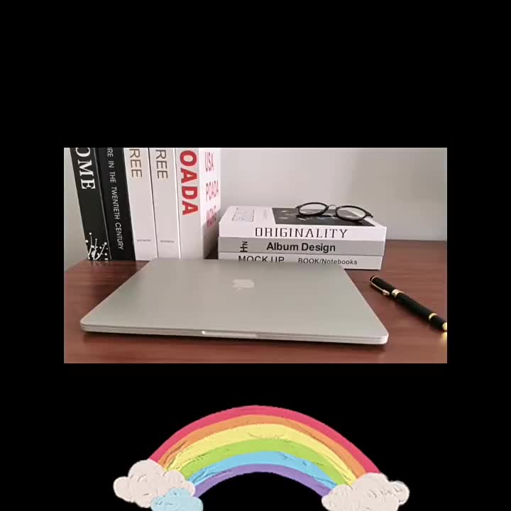 โมเดลแล็ปท็อปของตั้งโชว์คอมพิวเตอร์ปลอม-macbook-pro-13นิ้วอุปกรณ์ประกอบฉากจำลองเครื่องประดับโต๊ะหนังสือห้องรับแขก