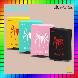 SMOS ผ้าคุมเครื่องกันฝุ่น PS5 แบบตั้งลาย Spider