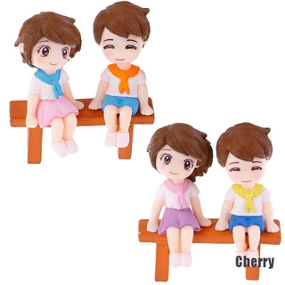(Cherry) โมเดลตุ๊กตาคู่รัก Diy สําหรับตกแต่งสวน 1 ชิ้น