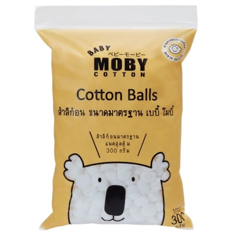 baby-moby-cotton-balls-สำลีก้อนมาตราฐาน-300-กรัม-large-cotton-balls-สำลีก้อนใหญ่พิเศษ-100-กรัม-firstkids