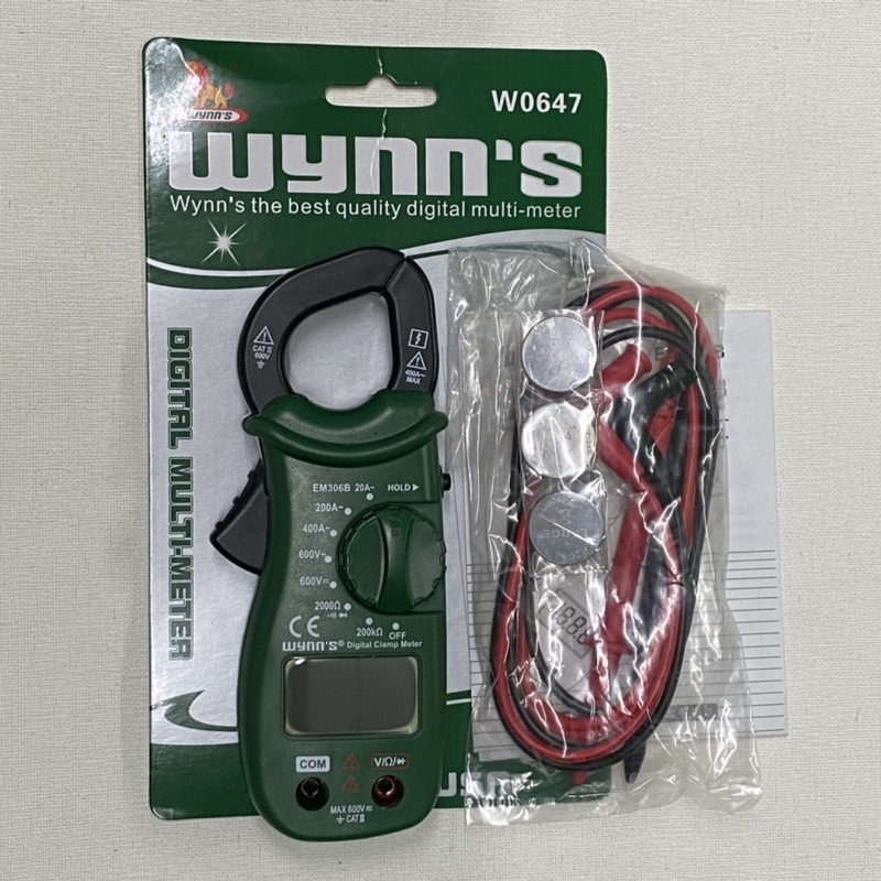 คีบแอมป์ Wynn’s ดิจิตอลมิเตอร์ W0647 | Shopee Thailand