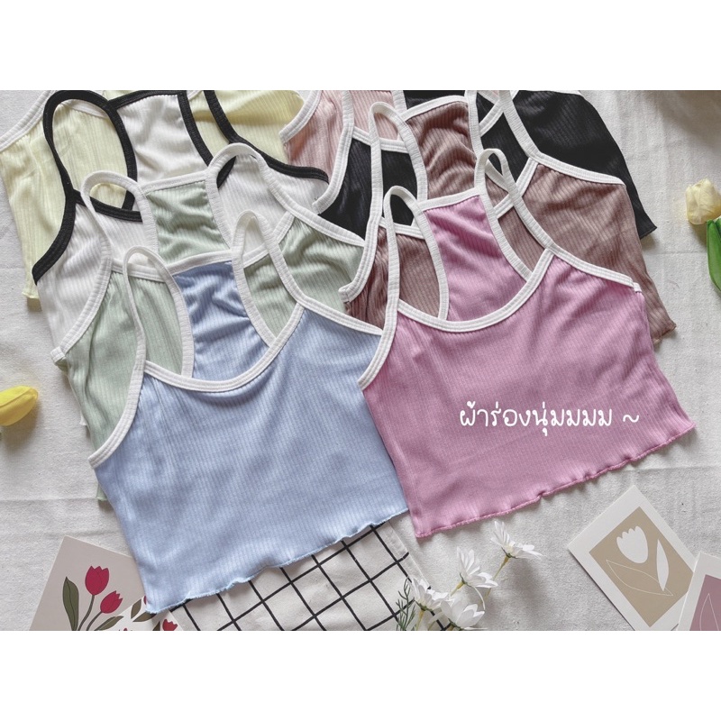 diiz-s-chabu-crop-เสื้อครอป-สายเดี่ยว-ผ้าร่องใหญ่-เว้าหลัง