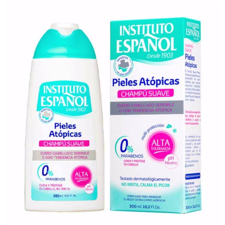 Instituto Espanol Atopic Skin Soft Shampoo Made in Spain 300ml Shopee