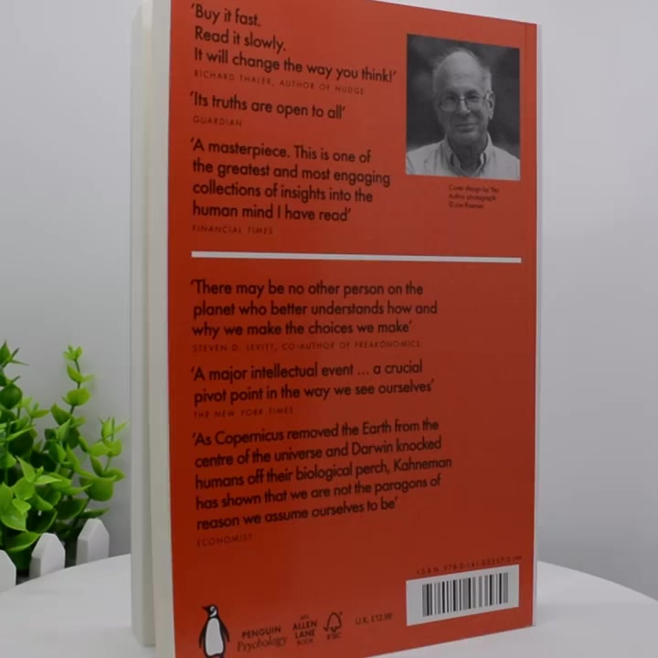 หนังสือภาษาอังกฤษ-thinking-fast-and-slow-by-daniel-kahneman-english-book-หนังสือพัฒนาตนเอง