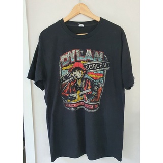 เสื้อยืดวงดนตรีเสื้อยืดคอกลมBob Dylan T-shirt เสื้อยืดผ้าฝ้ายแท้all size