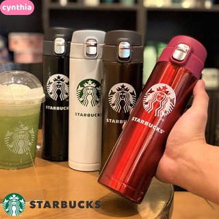 ขวดกระติกน้ําร้อนสแตนเลสสูญญากาศ 500 มิลลิลิตร Starbucks #Cynthia#