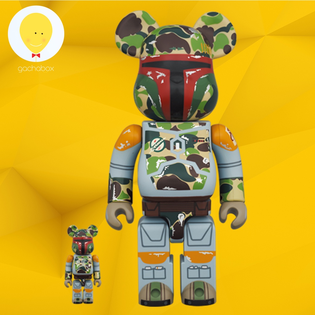 Bape Boba Fett Bearbrick Gachabox Bearbrick Boba Fett X BAPE
