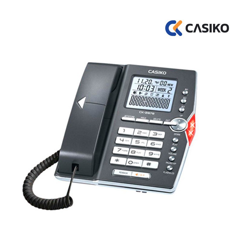 ภาพหน้าปกสินค้าCASIKO โทรศัพท์บ้านและสำนักงาน รุ่น CK 2878 โทรศัพท์บ้าน โทรศัพท์สำนักงาน อุปกรณ์สำนักงาน โทรศัพท์บ้าน