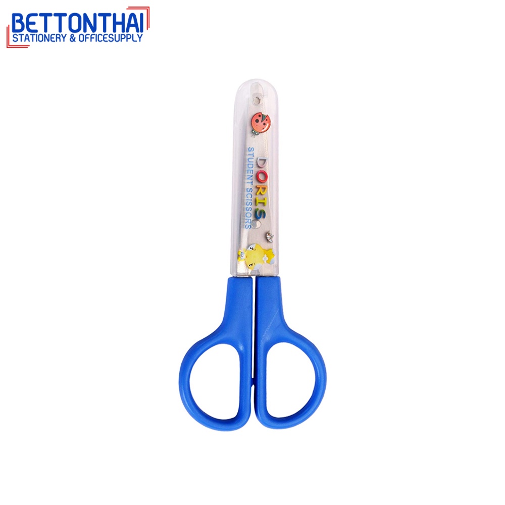 deli-6021-scissors-กรรไกรสแตนเลสแบบพกพา-ขนาด-121-mm-คละสี-จำนวน-1-ชิ้น-กรรไกรขนาดเล็ก-กรรไกรเด็ก-กรรไกรนักเรียน-diy