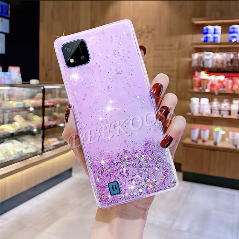 เคสโทรศัพท์-realme-c11-2021-phone-case-soft-silicone-glitter-gel-transparent-clear-slim-casing-เคส-realmec11-2021-covers