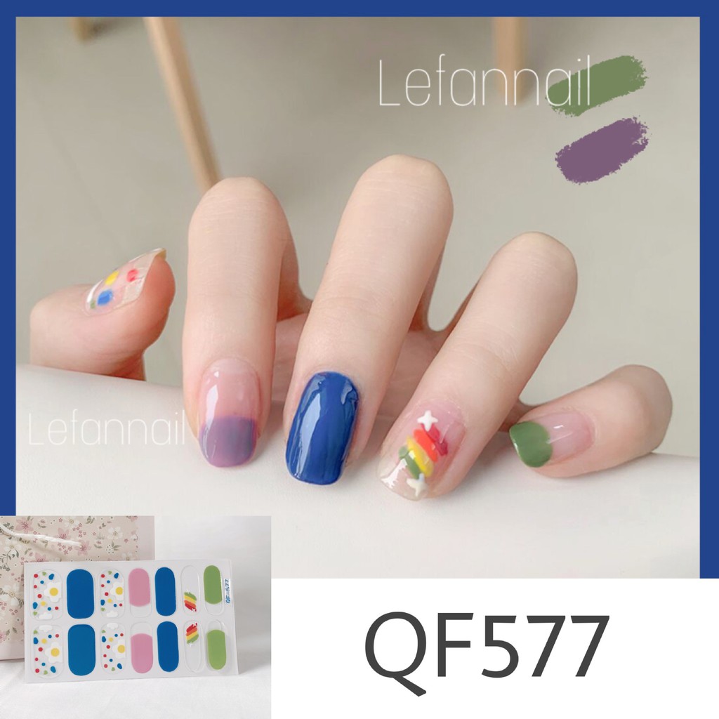 สติ๊กเกอร์ติดเล็บแบบใหม่-nail-sticker-ลายหวานน่ารักมาก-ขายส่งราคาถูก