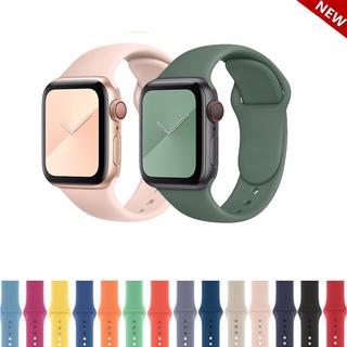 สายนาฬิกาข้อมือซิลิโคน สําหรับ Apple Watch Iwatch 38 มม. 40 มม. 42 มม. 44 มม. 41 มม. 45 มม. Series 8 7 6 5 4 3 2 1 SE