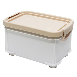 กล่องหูล็อค 30x19x17 ซม. FRIENDLY สีเบจ กล่องอเนกประสงค์ มีฝาปิดป้องกันฝุ่นละออง และสิ่งสกปรก พร้อมหูล็อคแน่นหนา ผลิตจาก