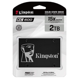 Kingston 2TB KC600 2.5inch SATA SSD (SKC600/2048G) Read: 550MB/s, Write: 520MB/s