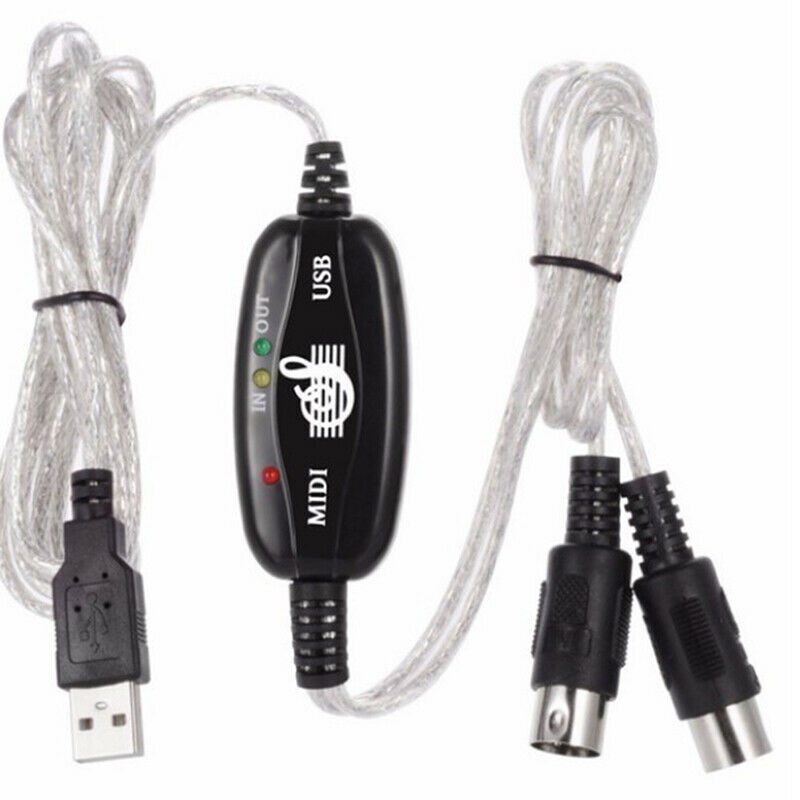 สาย-midi-cable-high-quality-keyboard-to-pc-usb-midi-cable-converter-pc-to-music-keyboard-cord-usb-in-out-midi-interface