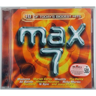 CD เพลงสากล Max7 (Audio) บันทึกจากแผ่นแท้ คุณภาพเสียง 100%