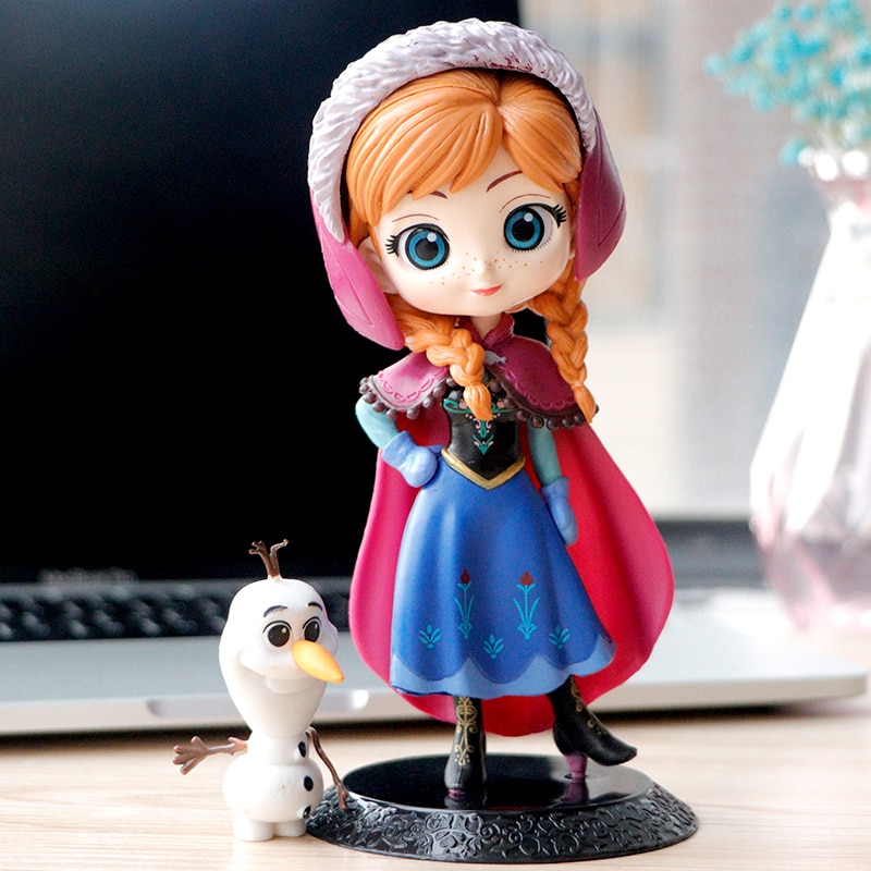 ภาพสินค้าโมเดลตุ๊กตาฟิกเกอร์ Disney Frozen Elsa Anna Princess PVC ของเล่นสําหรับเด็ก จากร้าน wonderfulmood01.th บน Shopee ภาพที่ 2