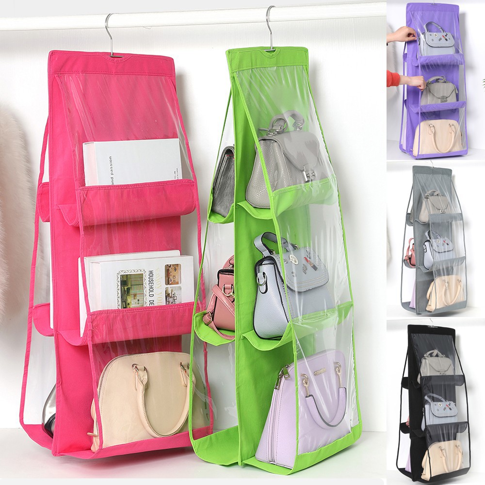 กระเป๋าเก็บของ-แบบแขวน-สองด้าน-ป้องกันฝุ่น-สำหรับใช้ในบ้าน