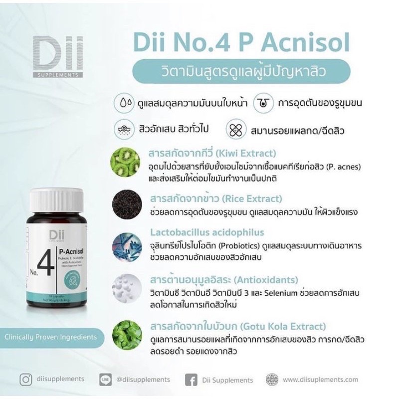 dii-ดีไอไอ-พี-แอคนิโซล-15แคปซูล-ผลิตภัณฑ์เสริมอาหาร