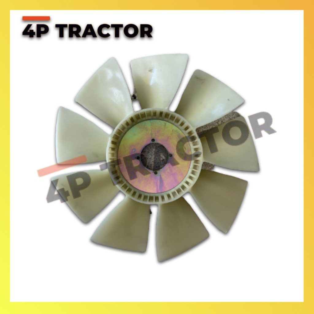 ใบพัดลม-volvo-ec210-9-ใบ-4รู-fan-ec210-อะไหล่รถแทรคเตอร์-cat-komatsu-kobelco-doosan