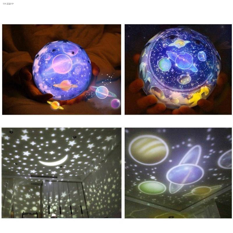 โคมไฟโปรเจคเตอร์-led-แสงกลางคืน-ลายกาแลคซี่-ท้องฟ้า-ดวงดาว