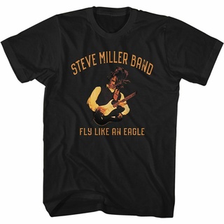 ผ้าฝ้ายคอกลมเสื้อยืด พิมพ์ลาย Steve Miller Band Eagle หลากสีสัน คุณภาพสูง สําหรับผู้หญิงfrom S-4XL&lt;2022&gt;