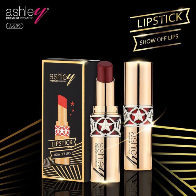 ashley-star-rouge-matte-lipstick-a-299-แอชลี่ย์-สตาร์-รูจ-แมท-ลิปสติก-ลิปสติกเนื้อแมท-ไม่มีกล่อง-ราคาพิเศษ