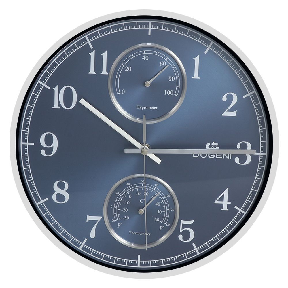 นาฬิกา-นาฬิกาแขวน-dogeni-wfp001sl-12-นิ้ว-สีเงิน-ของตกแต่งบ้าน-เฟอร์นิเจอร์-ของแต่งบ้าน-wall-clock-plastic-12-silver-dog
