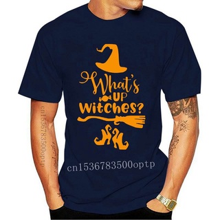 ขายดี เสื้อยืดลําลอง แขนสั้น คอกลม พิมพ์ลายแม่มดฮาโลวีน 5 แบบ s NFfpdn86IDdejk02
