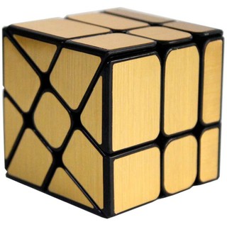 รูบิค แปลก ๆ รูบิค ของแท้ อย่างดี Moyu MFJS Windmill Mirror Cube Gold Magic Cube rubix cube moyu cube SharkRubik