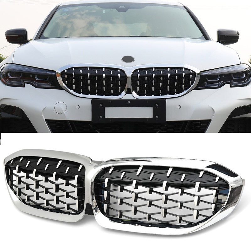 กระจัง BMW G20 Diamond Grille กระจังหน้าไดมอนด์ Diamond Style Grille Car Front Bumper Grill