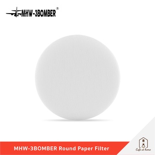 MHW-3BOMBER Round Paper Filter  กระดาษกรองกาแฟทรงกลม ใช้กับ Moka pot, French Press