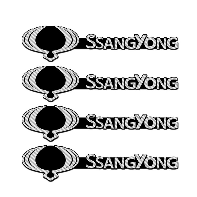 สติกเกอร์โลโก้รถยนต์-อัลลอย-ขนาดเล็ก-4-ชิ้น-ต่อชุด-สําหรับ-ssang-yong-korando-rodius-musso