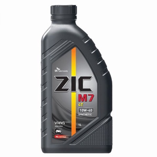 น้ำมันเครื่อง Zic M7 10W40 ของแท้ สำหรับมอเตอร์ไซด์ 4จังหวะ (ขนาด 800 ml.) ถูกสุด