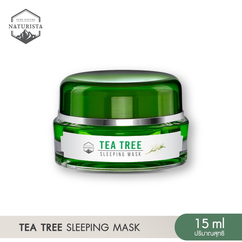 ภาพหน้าปกสินค้าNaturista สลีปปิ้งมาส์กทีทรี กู้หน้าโทรมข้ามคืน ให้เนียนนุ่มชุ่มชื้น ยาวนาน 72 ชม. Tea Tree Sleeping Mask 15ml