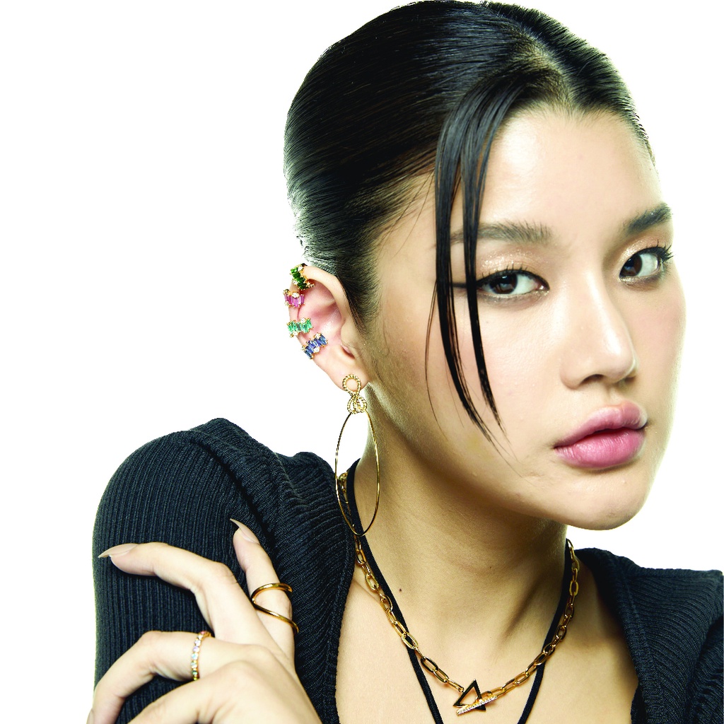 a-cemi-triangle-choker-สร้อยคอโชกเกอร์-เงินแท้-ชุบทอง-18k-โรสโกลว์