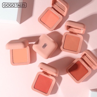 ปัดเเก้มโทนส้มพีช เนื้อดีสีสวย ตลับเเม่เหล็ก⚡️gogo tales blusher 5 g