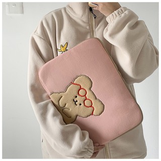 Bentoy Milkjoy เคสแล็ปท็อป ลายหมี แฟชั่นเกาหลี 15 13 11 10.5 10.2 นิ้ว