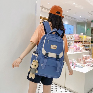 ภาพขนาดย่อของภาพหน้าปกสินค้าใหม่ กระเป๋าเป้สะพายหลัง กระเป๋านักเรียน น้ําหนักเบา ความจุขนาดใหญ่ สไตล์เกาหลี 45 2021 จากร้าน cangzhoujialuns.th บน Shopee