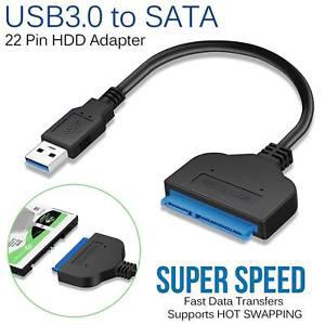 ภาพหน้าปกสินค้าสายเคเบิลอะแดปเตอร์ ฮาร์ดไดรฟ์แปลง USB 3.0 เป็น 2.5 นิ้ว SATA III UASP-SATA เป็น USB 3.0 Sata 3.0 ที่เกี่ยวข้อง