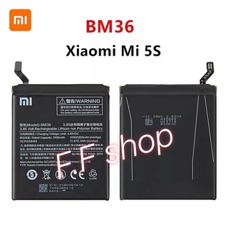 แบตเตอรี่ แท้ Xiaomi Mi 5s BM36 3200mAh แบต Xiaomi Mi5s Battery BM36 รับประกันนาน 3 เดือน.