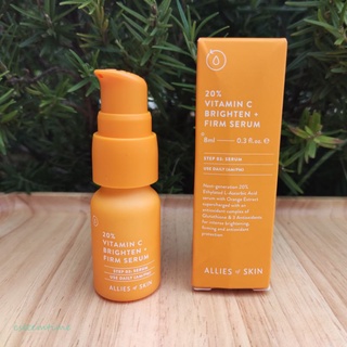 พร้อมส่ง✓ ALLIES OF SKIN 20% Vitamin C Brighten + Firm Serum • 8ml