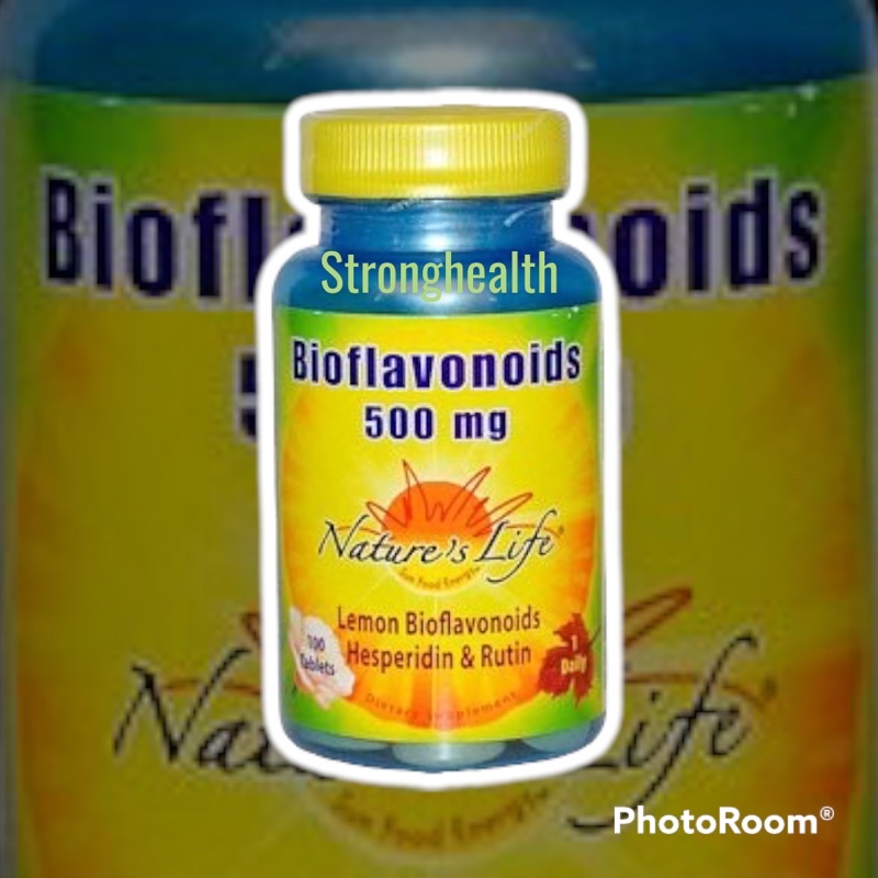 พร้อมส่ง > Bioflavonoids, 500 mg, 100 เม็ด เพิ่มความแข็งแรงของเส้นเลือด ...