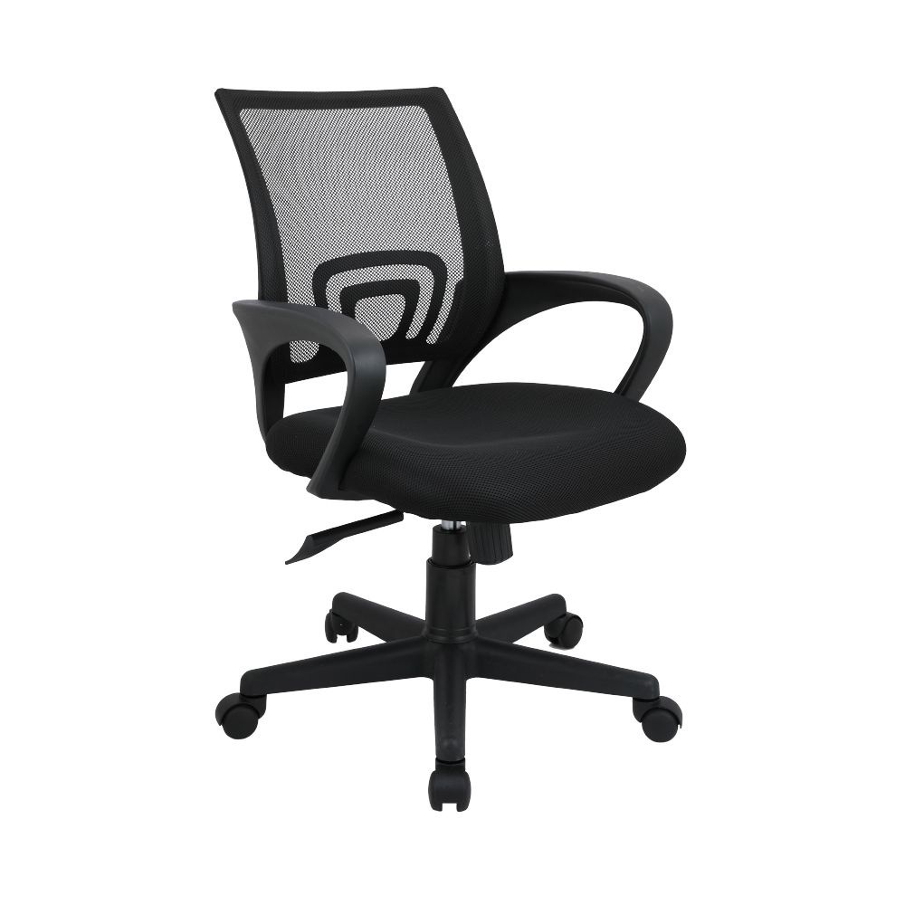 INDEX LIVING MALL เก้าอี้สำนักงาน เก้าอี้ทำงานเพื่อสุขภาพ Ergonomic รุ่น โซซิโอ้ - สีดำ เก้าอี้สีดำ ระบายอากาศดีเยี่ยม รับน้ำหนักได้สูงสุด 100 กิโลกรัม