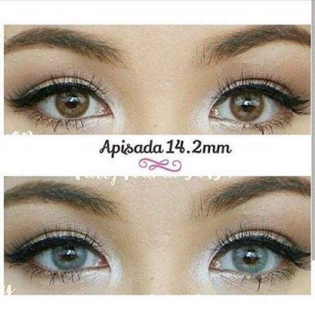 sweety-plus-ice-apisada-๑-brown-gray-สายตา-0-00-ถึง-6-00-contactlens-บิ๊กอาย-คอนแทคเลนส์-ราคาถูก-แถมตลับฟรี